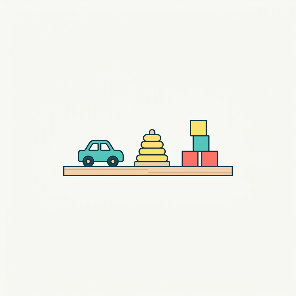 Ilustración de la guía: Cómo organizar los juguetes inspirado en Montessori
