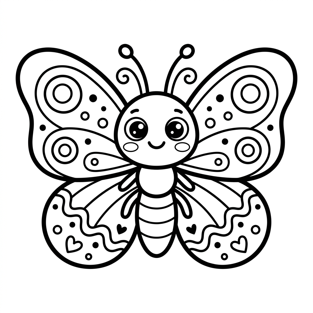 Insectos del jardín para colorear