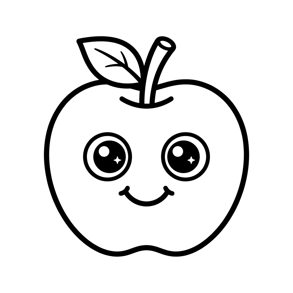 Frutas para colorear